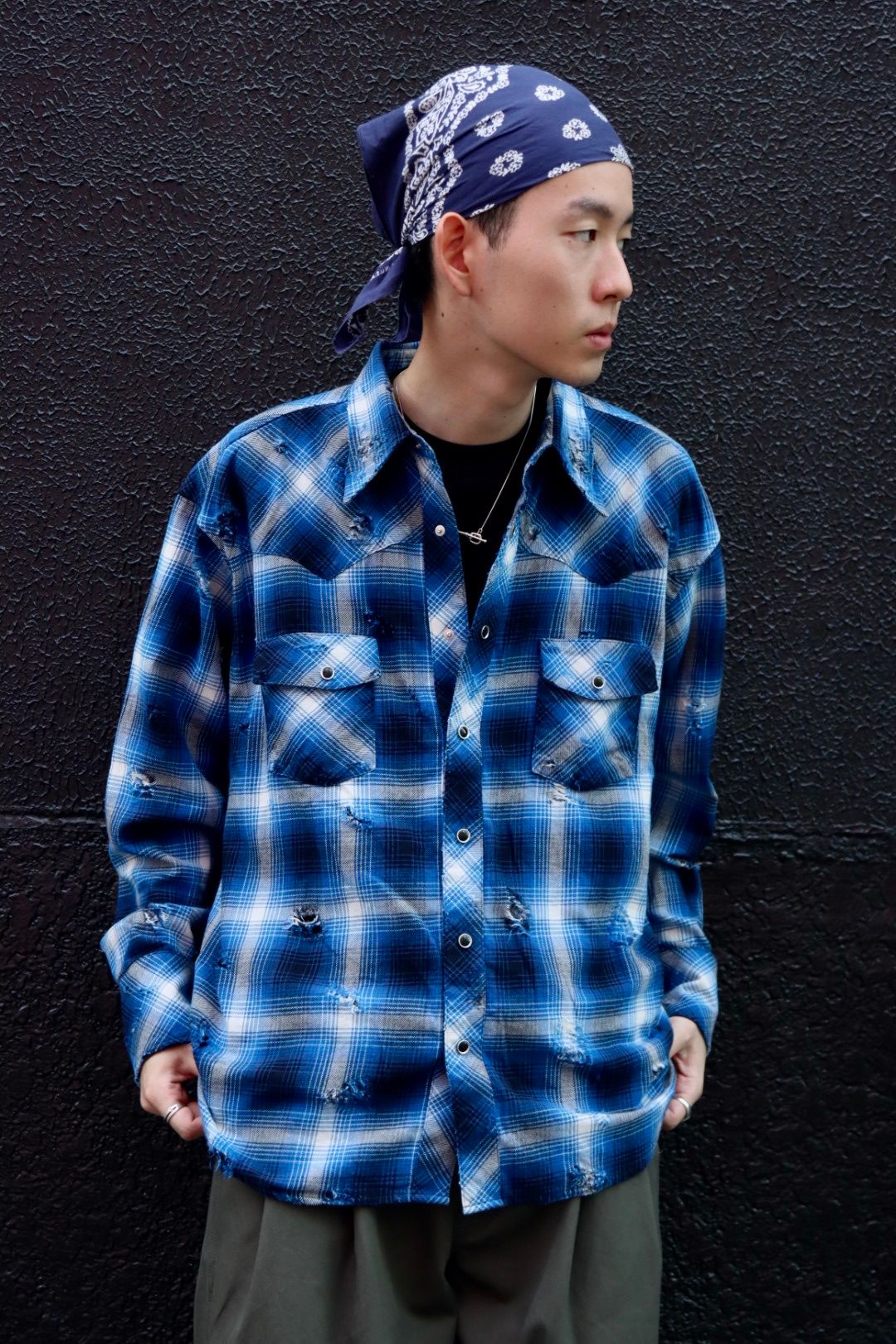 Rafu ラフ 2023AW WESTERN SHIRTスタイル