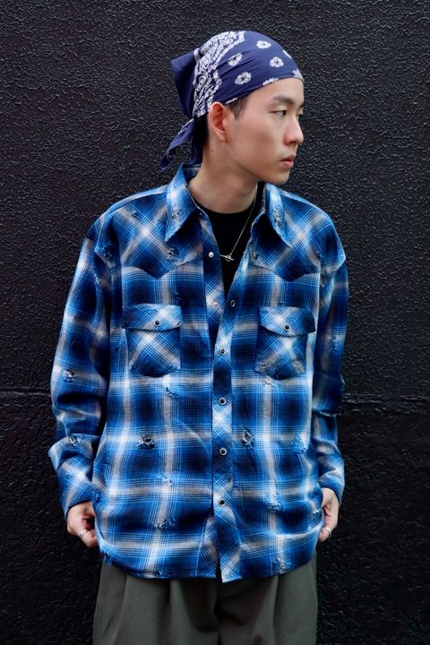 Rafu ラフ 2023AW WESTERN SHIRTスタイル