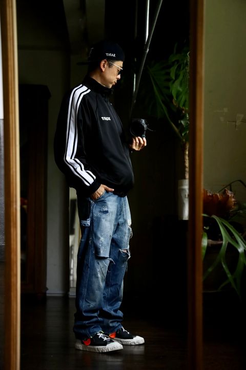 ©SAINT M×××××× TRACK JACKETスタイル.2024.9.01.
