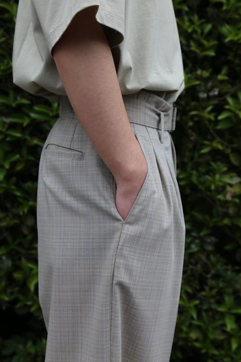 YOKE SIDE OPEN COUBLE-BREASTED JACKET(YK21SS0193J) style. 2021.04.23.