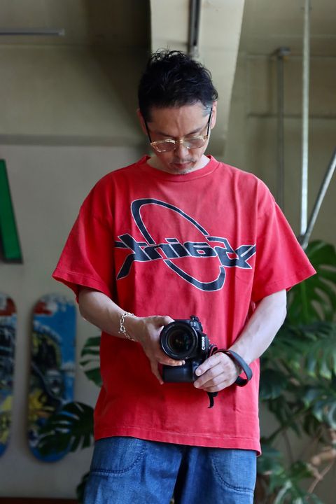 セントマイケル Tシャツ S.CIRCLE TEE"RED"スタイル
