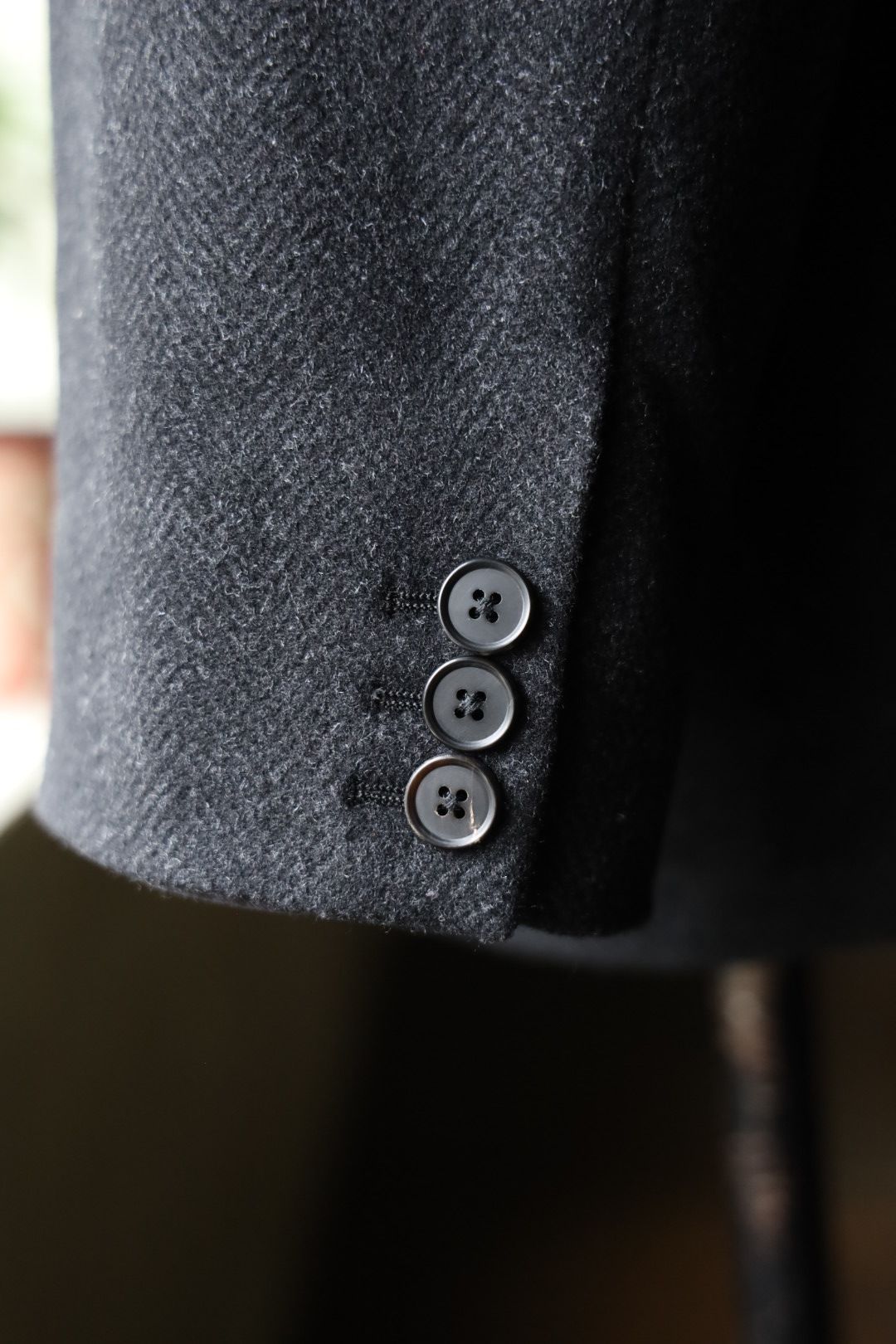 アプレッセ 2025 STYLE2 Silk Cashmere Tweed Collarless Jacket(25AAP-01-20)CHARCOAL☆9月27日(土)発売！