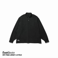 フレッシュサービス DRY PIQUE JERSEY L/S POLO(FSC253-70011B)BLACK★7月26日(土)発売！