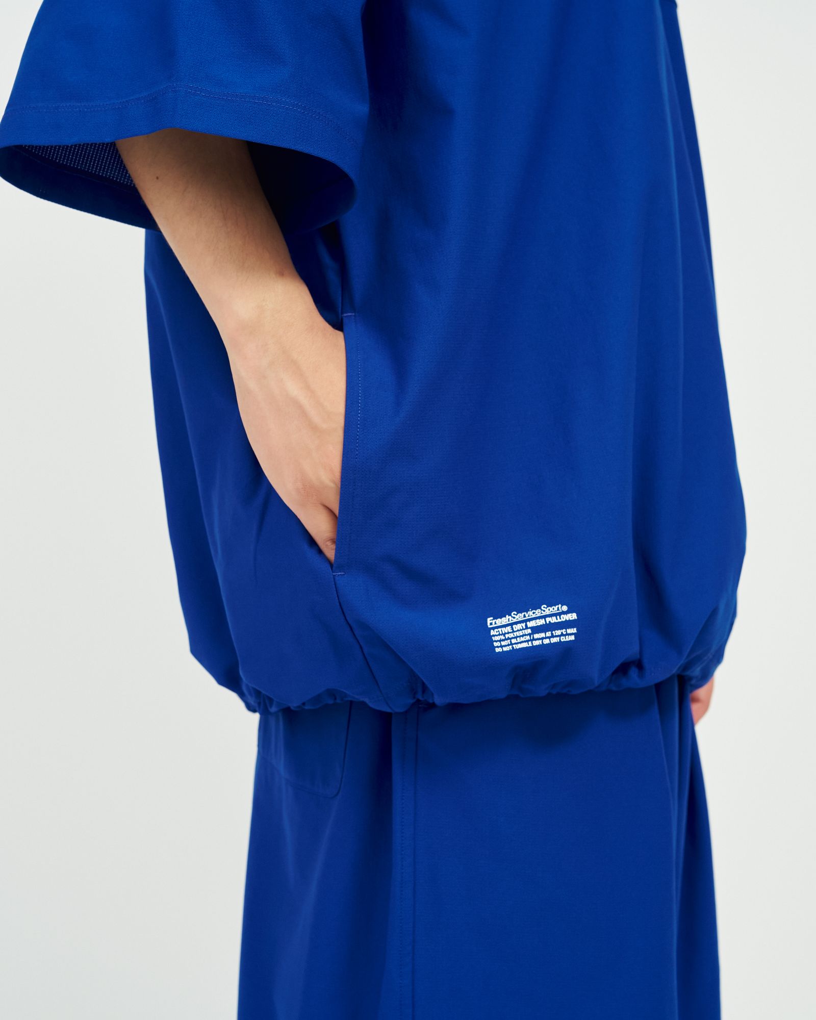 フレッシュサービス  ACTIVE DRY MESH PULLOVER(FSC263-70163)BLUE☆7月18日(土)新作発売！