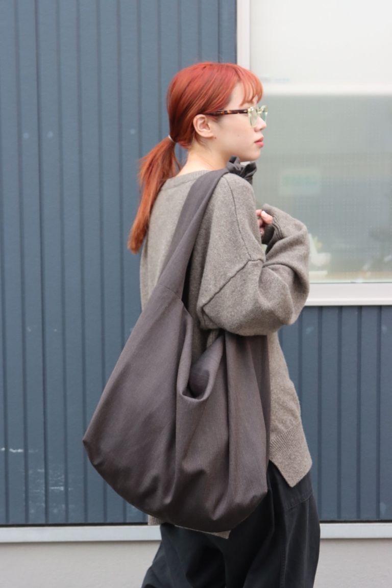 Dulcamara - ドゥルカマラ22AW よそいきトートBAG -YOSOIKI-(D222-B100)Charcoal  Brown※9月30日発売 | mark