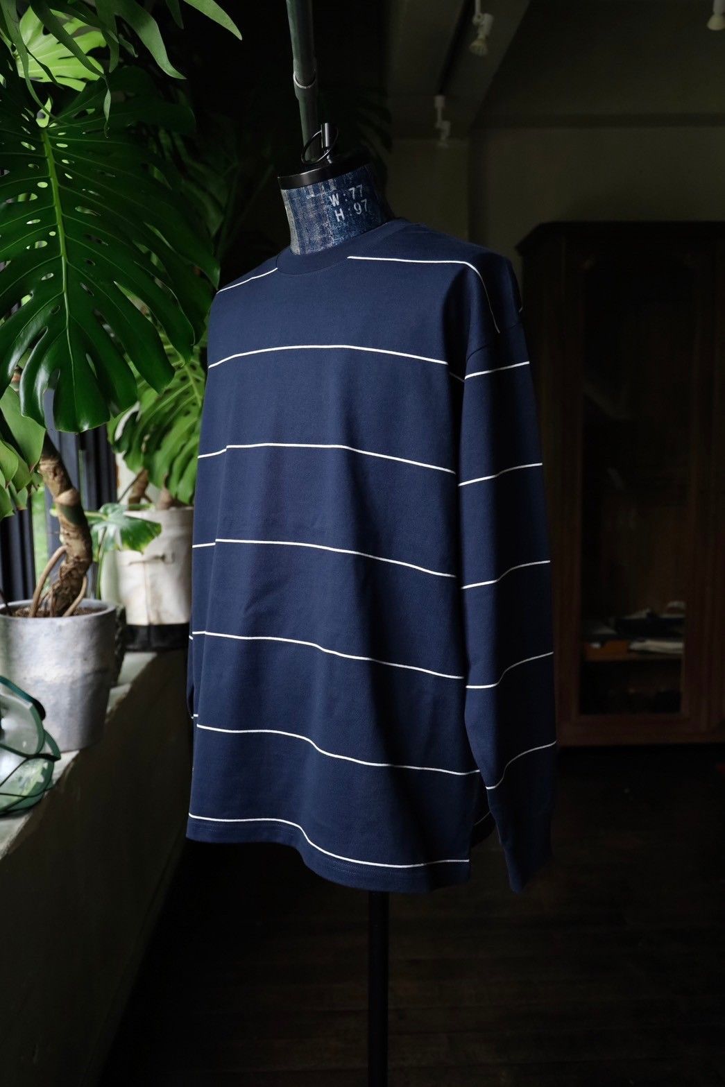 FreshService PIN BORDER L/S TEE(FSC261-70261)NAVYxWHITE ☆2月14日(土)新作発売！