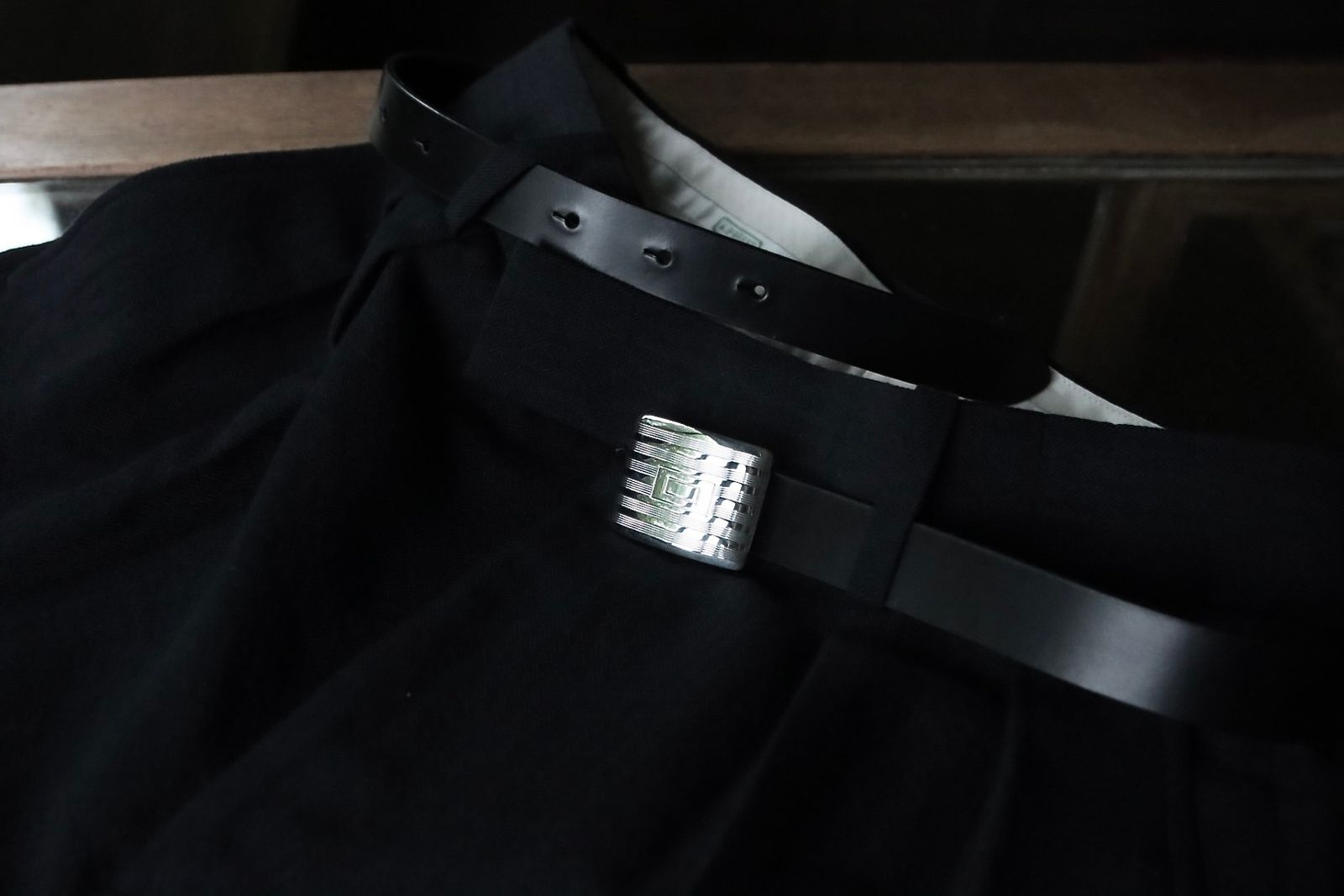 ショロジュエリーベルト Sp02 Buckle Buckle -Black Leather-(XOBL005)