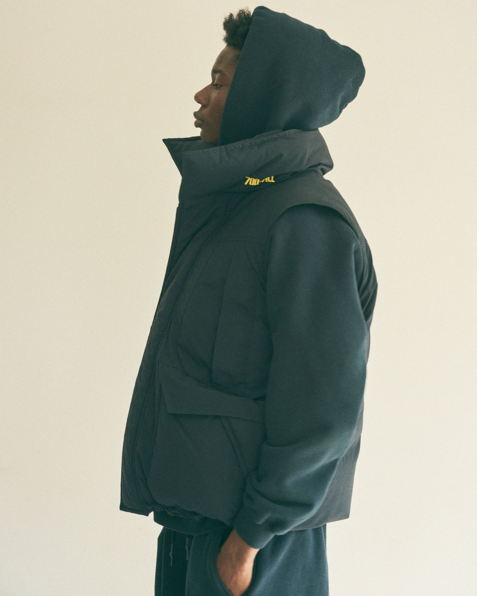 S.F.C エスエフシー23FW GOZILLA 700FILL VEST(SFCFW23J03)Black