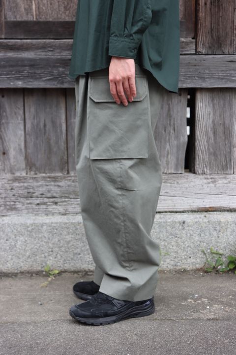 Graphpaper Broad L/S Oversized Regular Collar Shirt style.2022.7.24