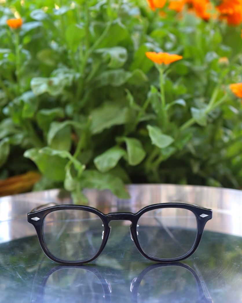 ノチノオプティカル  "JIFUSAN" #1. GLOSS BLACK × CLEAR to GREY(調光モデル)☆4月18日(土)再入荷！