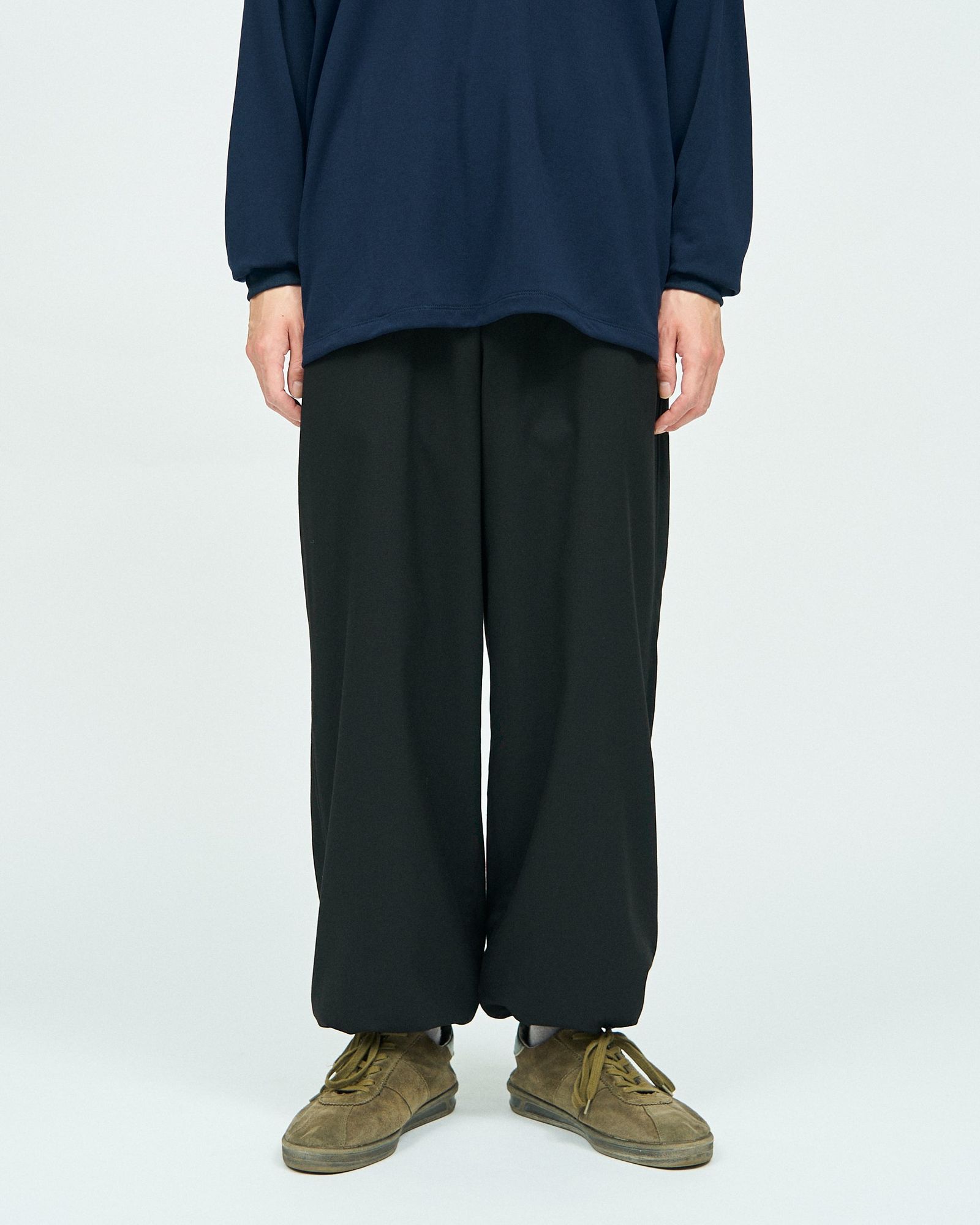 フレッシュサービス WARM CLOTH TRACK PANTS w/Octa (FSC243-40175)BLACK