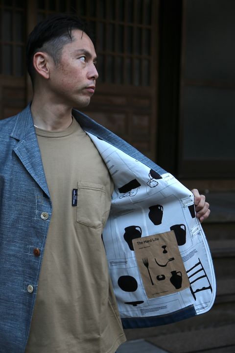 JUNYA WATANABE MAN 綿リネンデニムジャケットstyle.2021.2.7.