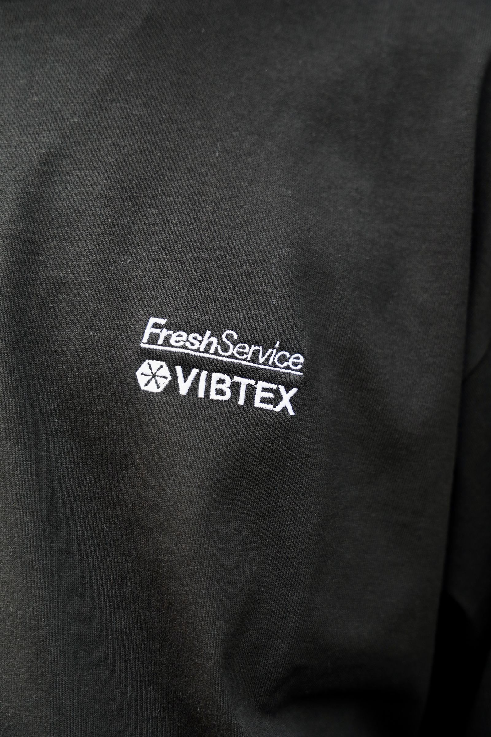 FreshService VIBTEX for FreshService L/S CREW NECK TEE (BLACK) 5月31日(土)新作発売！
