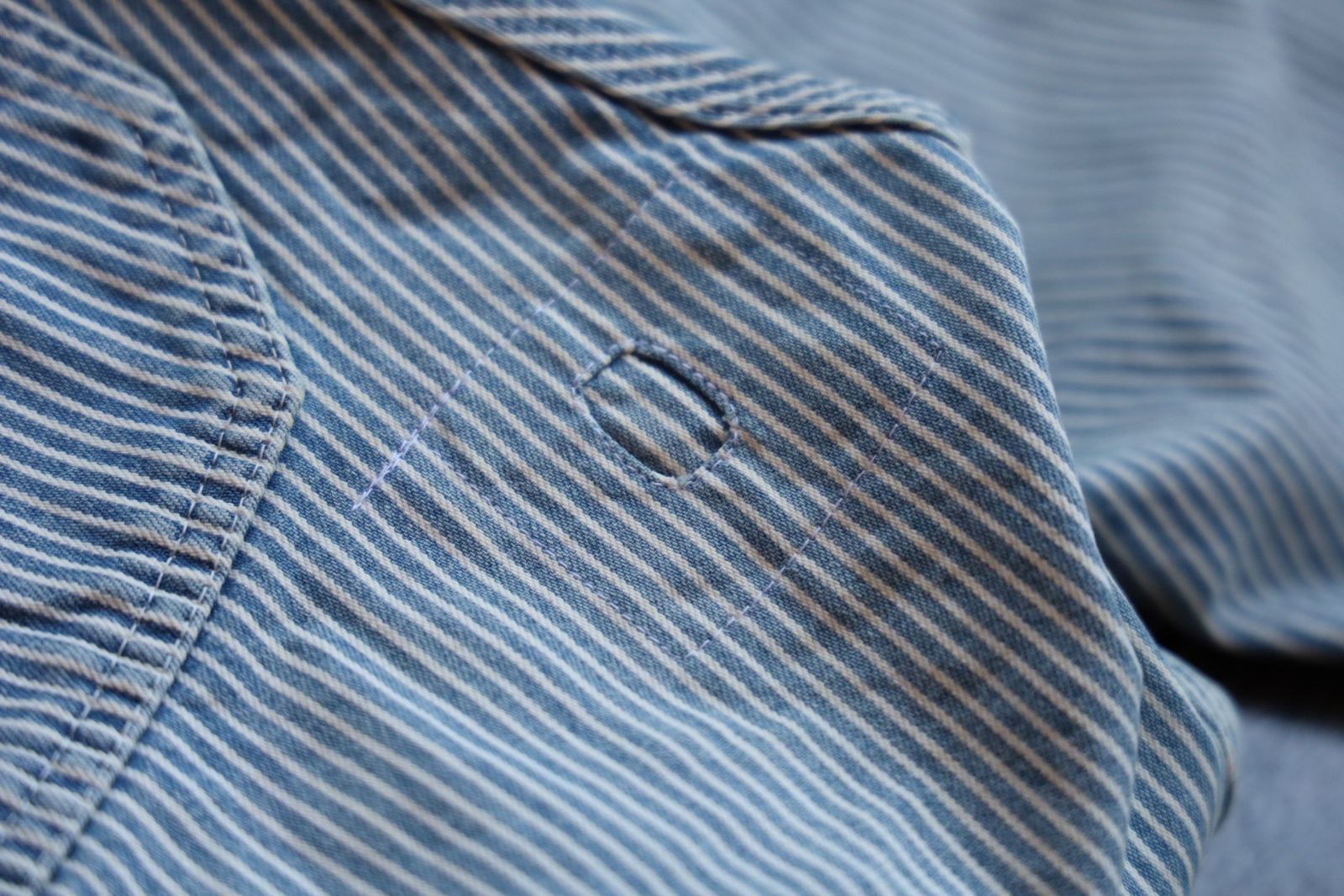 BOW WOW バウワウ HICKORY PAINTER PANTS with SEPARATE APRON(BW251-HPPA)HICKORY STRIPE AGING