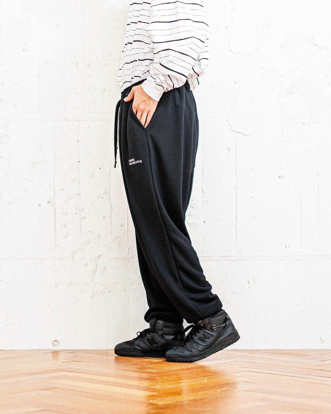 S.F.C 25SS エスエフシー WIDE SWEAT PANTS (SFCSSCS04)Black