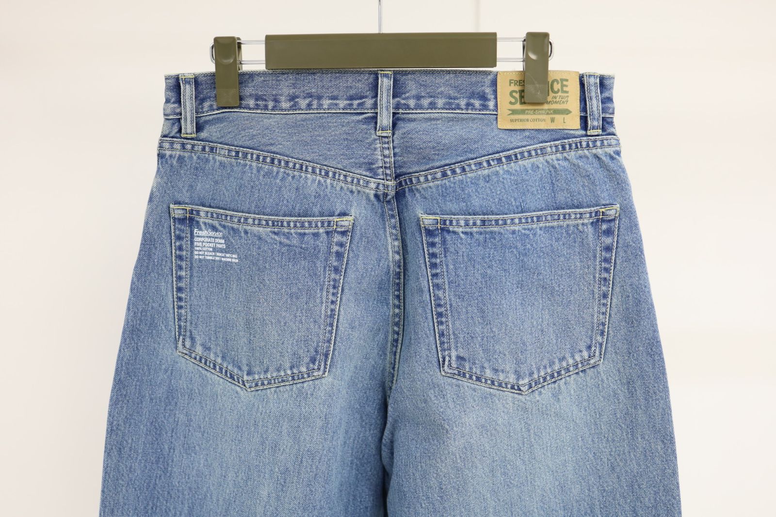 フレッシュサービス CORPORATE DENIM FIVE POCKET PANTS (FSC261-40127FB)LIGHT WASH☆12月20日(土)発売！