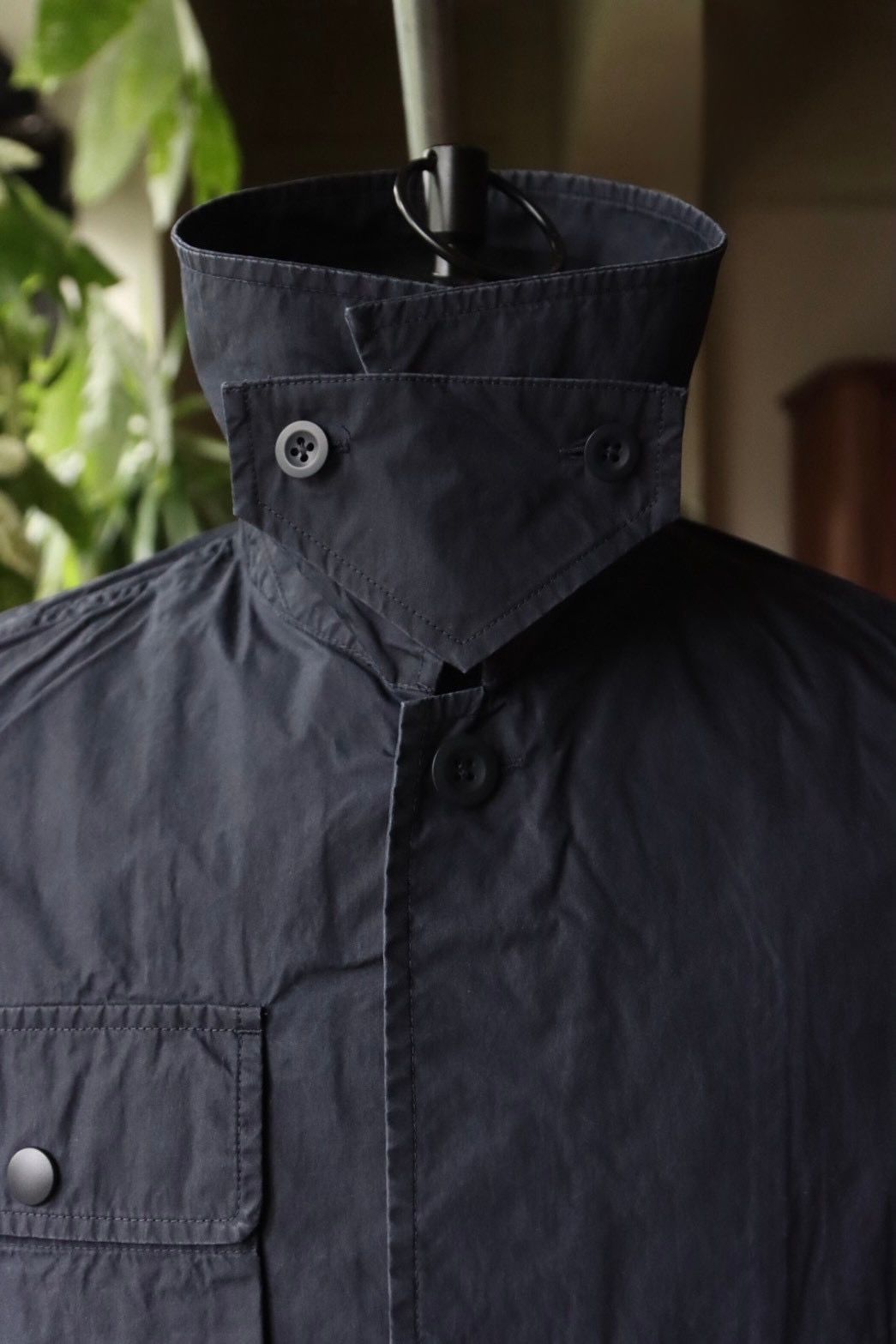 フレッシュサービス WAXED POPLIN FISHING JACKET (FSC253-20117)NAVY