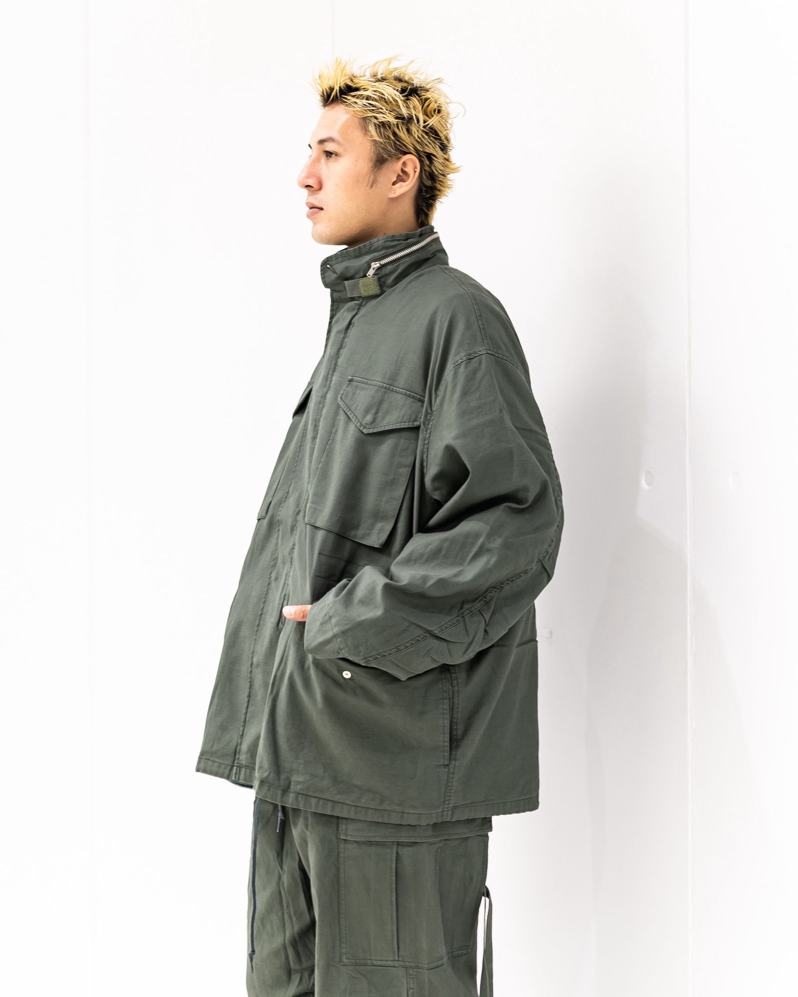 FreshService BACK SATEEN FIELD JACKET(GREEN)10月11日(土)新作発売！