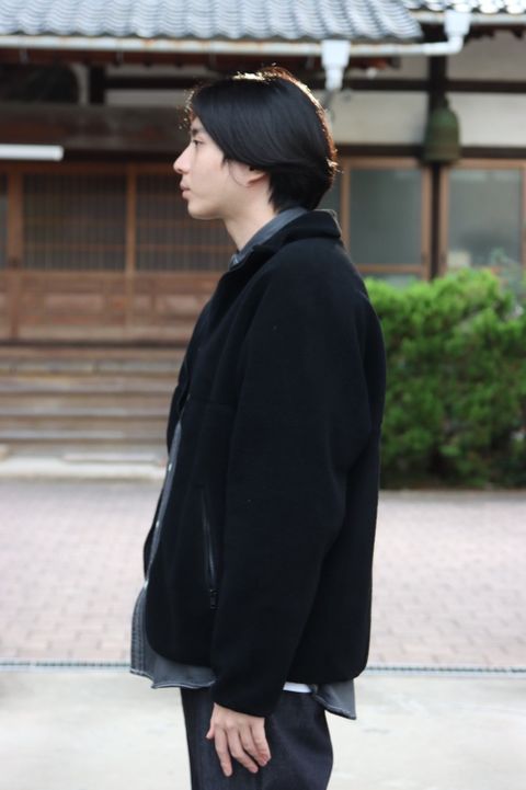 Graphpaper Wool Boa Zip-Up Blouson(GU213-70206B) style.2021.10.25.