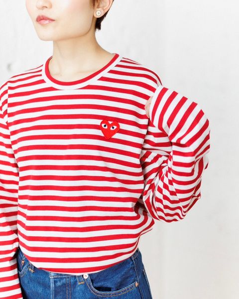 PLAY COMME des GARCONS 新作ボーダーTシャツ style.2025.2.15