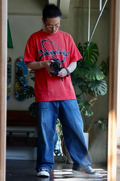 セントマイケル Tシャツ S.CIRCLE TEE"RED"スタイル
