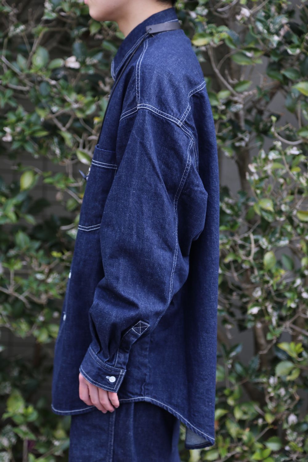 Denime Five Pocket Pants & Denime Regular Collar Shirt style 2020.12.26.