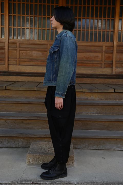 yohji yamamoto G-裾口アジャストパンツ(HD-P30-058) style.2021.4.9.