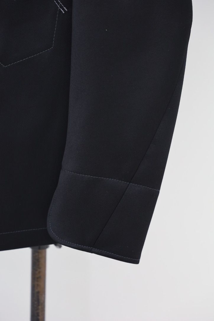 ジュンヤワタナベマン 26FW Levi's Wネーム ウールサージ×キュプラシルクジャケット(WR-J201-051)BLACK☆8月7日(金)発売！