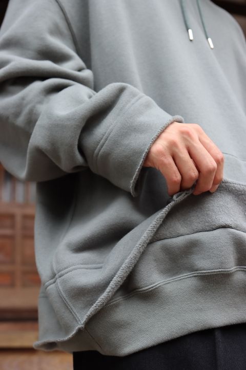 YOKE RESIZED WIDE HOODIE(YK21AW0278CS) style.2021.09.13