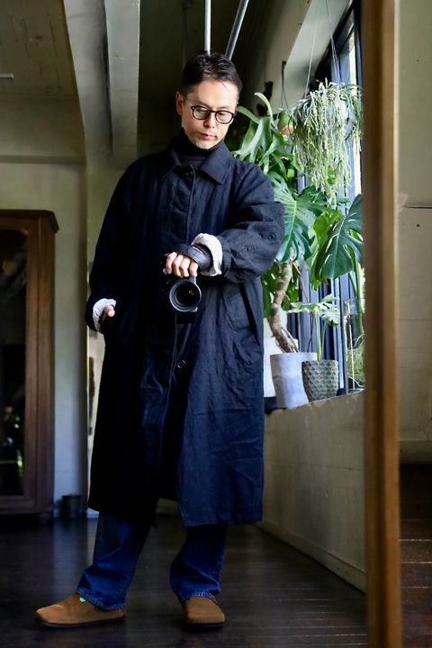 COMME des GARCONS HOMME ウールサージ縮絨コートスタイル2024.10.10.
