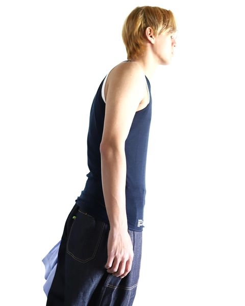 FreshService 24SS WASHABLE WOOL TANK TOP スタイル