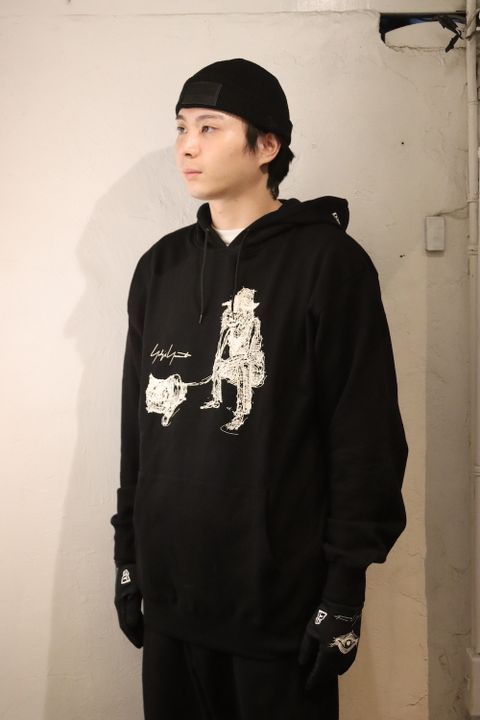 Yohji Yamamoto×New Era 朝倉優佳 山本耀司&愛犬フーディー style.2021.11.14.