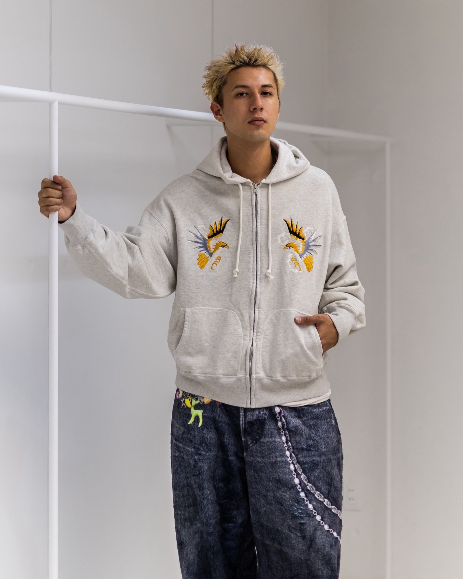 BOWWOW SUKAJAN EMB ZIP HOODIE AGED 9月20日(土)新作発売！