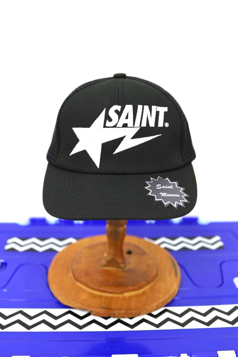 セントマイケル 26SS BAPE_MESH CAP(SM-MK8-0000-C59)BLACK☆2月7日(土)発売！