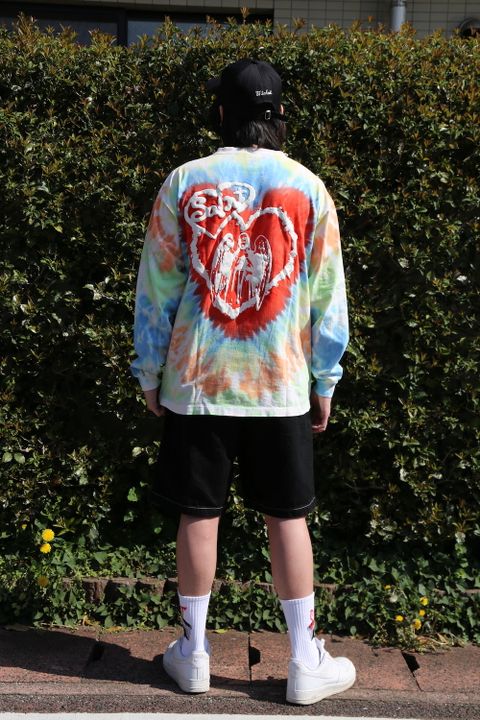 ©︎SAINT M×××××× TIE DYE LONG SLEEVE(SM-S21-0000-010)style.2021.4.9. ※4月10日AM10:00発売