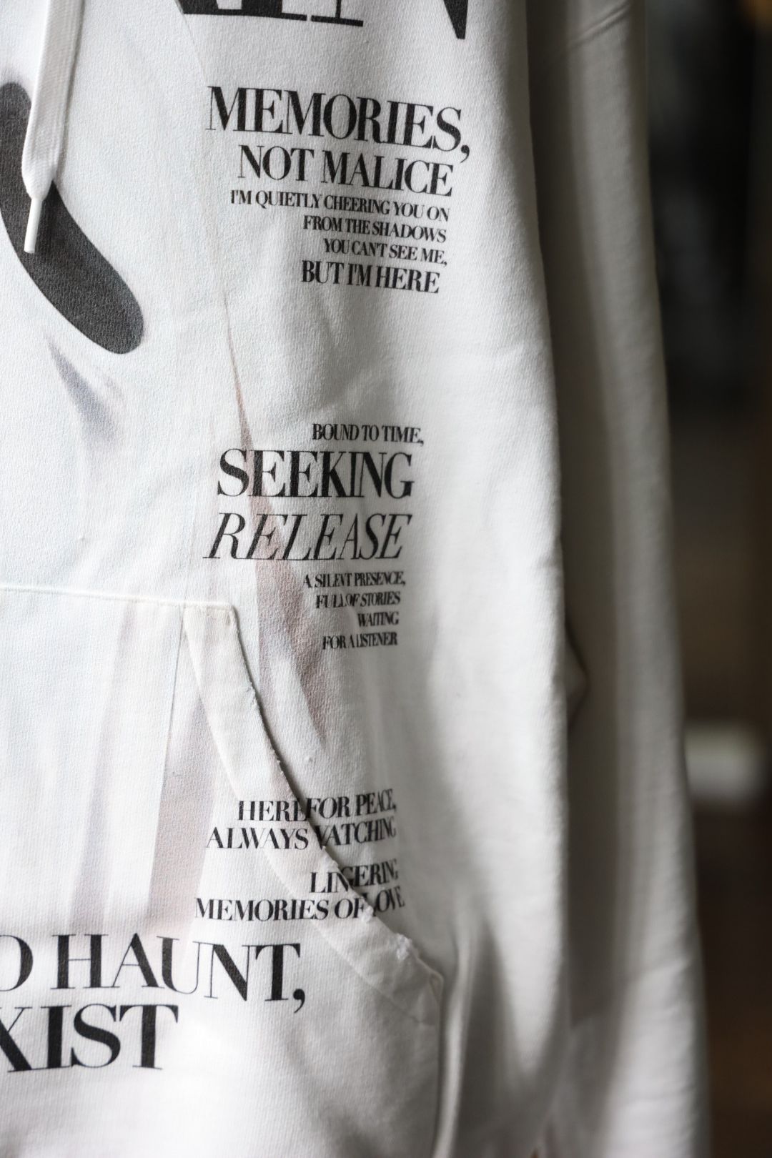 doublet 25AW VILLAIN COVER PRINT HOODIE (25AW47CS410)WHITE