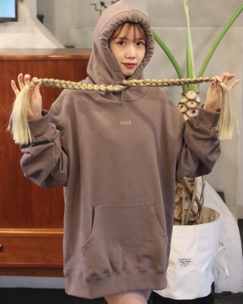 doublet 2023ss 新作HOODIE WITH BRAIDS HAIR style.2023.1.14