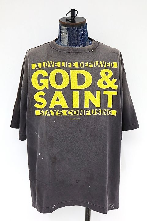 セントマイケル 26SS GOD SAINT SS T-SHIRT (SM-MK8-0000-004)BLACK☆3月20日(金)発売！
