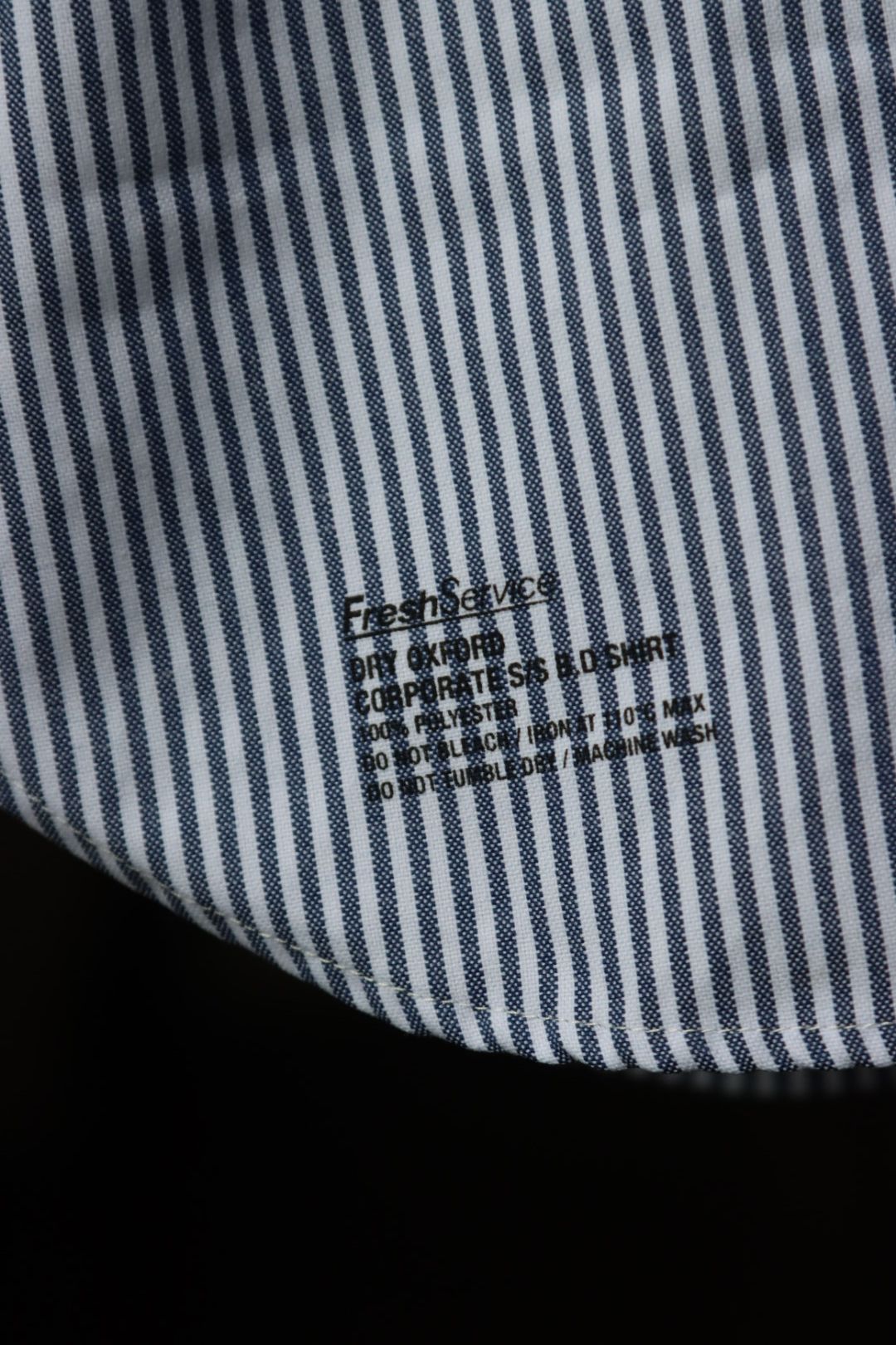 フレッシュサービス DRY OXFORD CORPORATE S/S B.D. SHIRT(FSC251-50004B)BLUE STRIPE