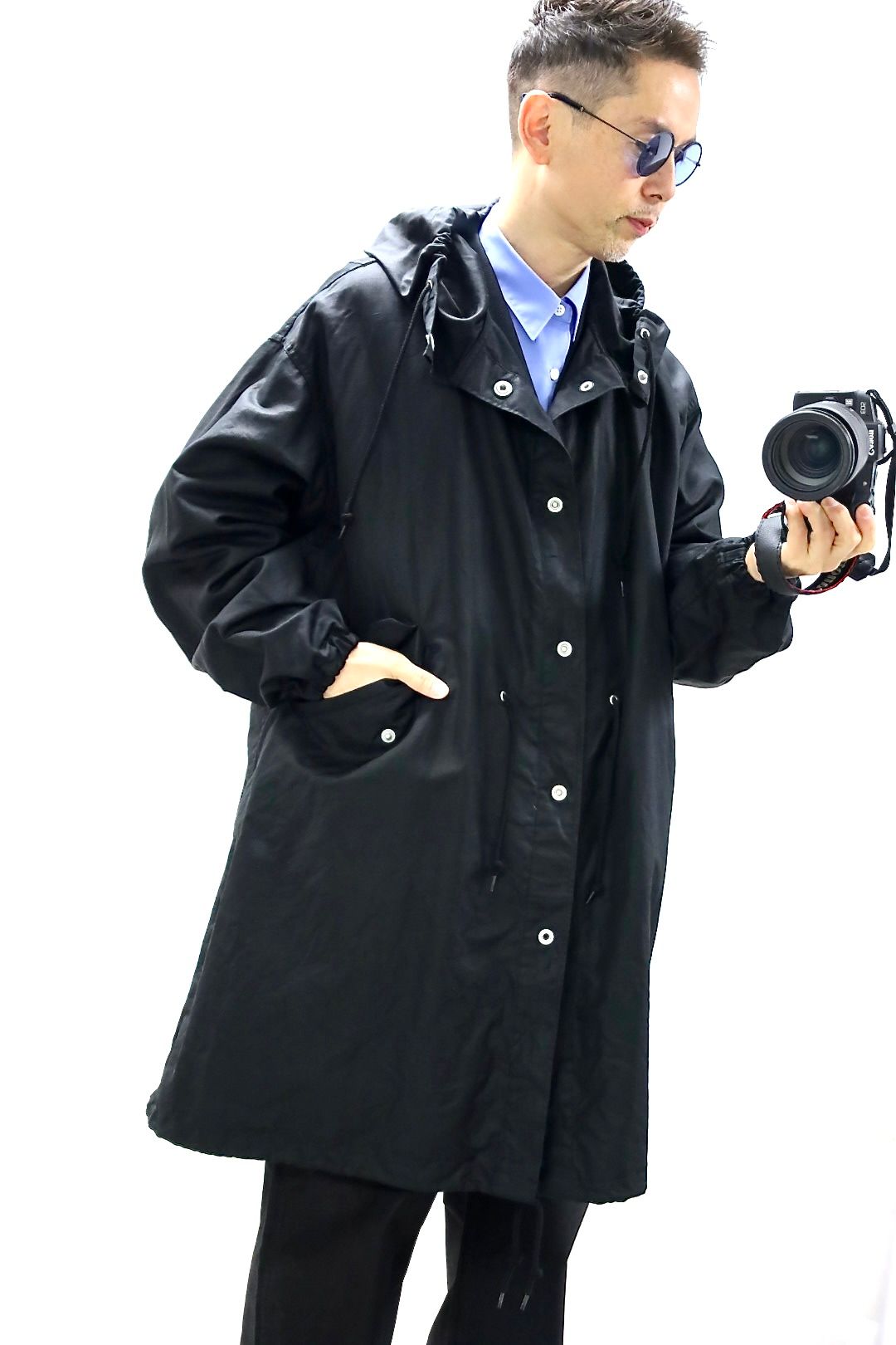 COMME des GARCONS HOMME 26SS 綿麻M-51モッズコートスタイル