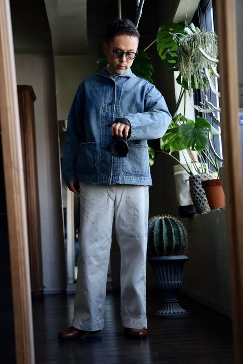 BOW WOW USN M43 DUNGAREE JUMPERスタイル