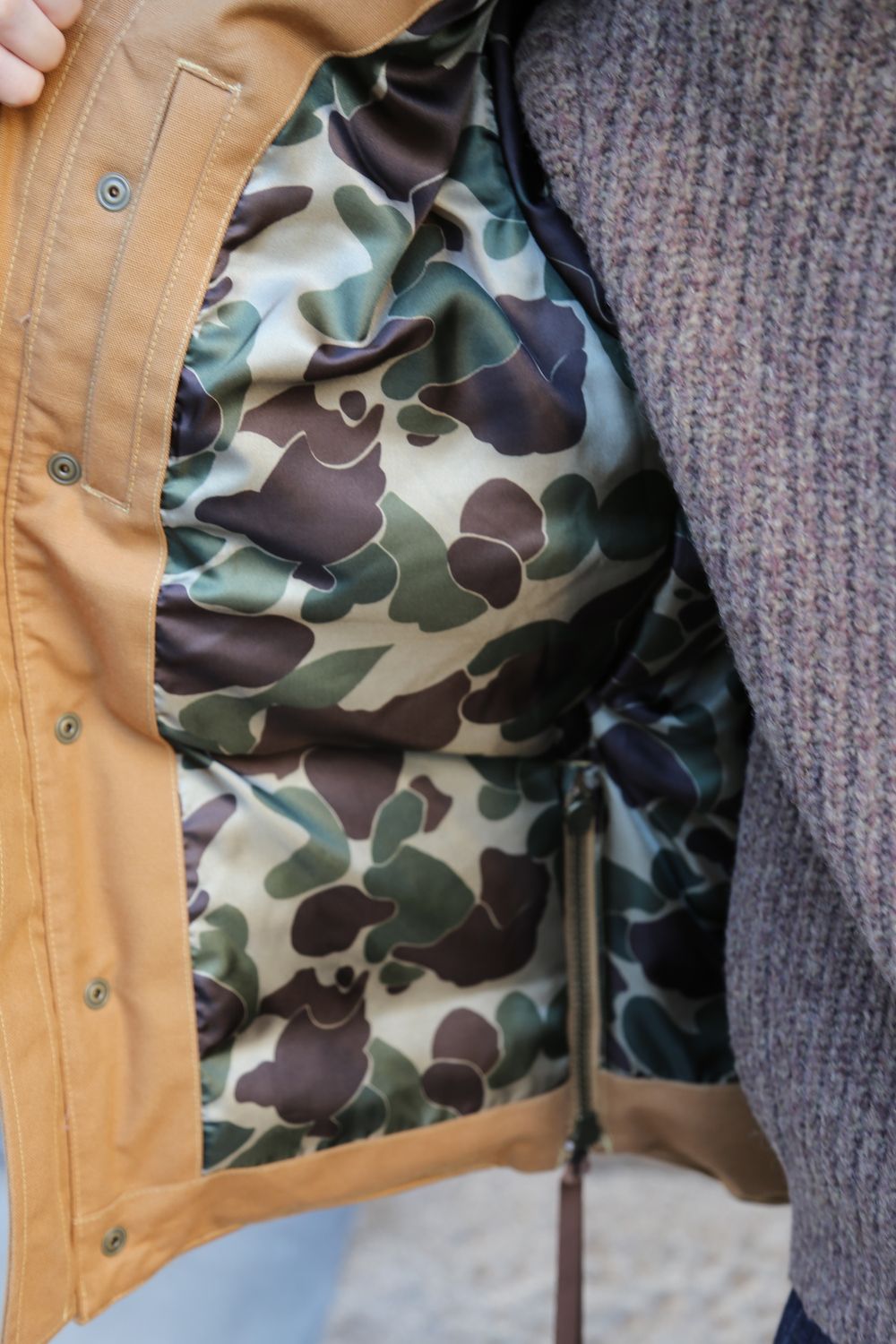 CANADA GOOSE×JUNYA WATANABE MAN 綿ダックコラボレーションダウンジャケット"BROWN"Style.2020.11.16..