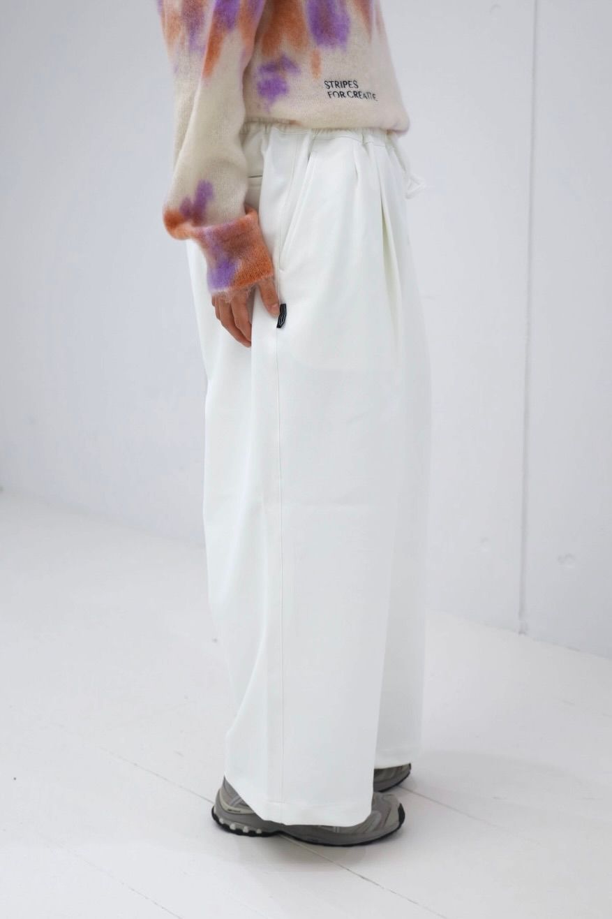 S.F.C 25FW エスエフシー WIDE TWO TUCK BAGGY PANTS (SFCFW25P07)White