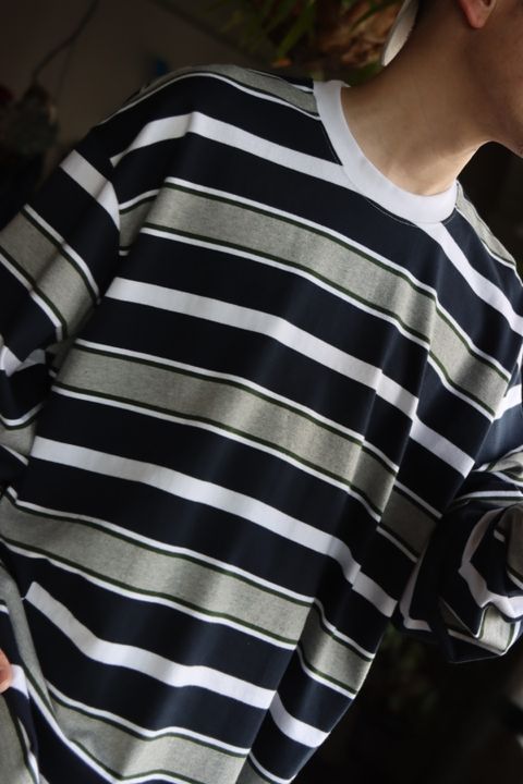 FreshService フレッシュサービス23SS MULTI BORDER L/S TEEスタイル