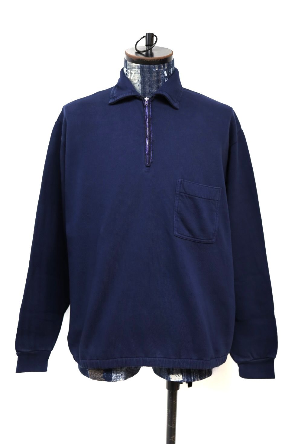 アプレッセ 2026 STYLE1 Vintage Light Weight Half Zip Sweatshirt(26SAP-05-08)NAVY☆3月7日(土)発売！