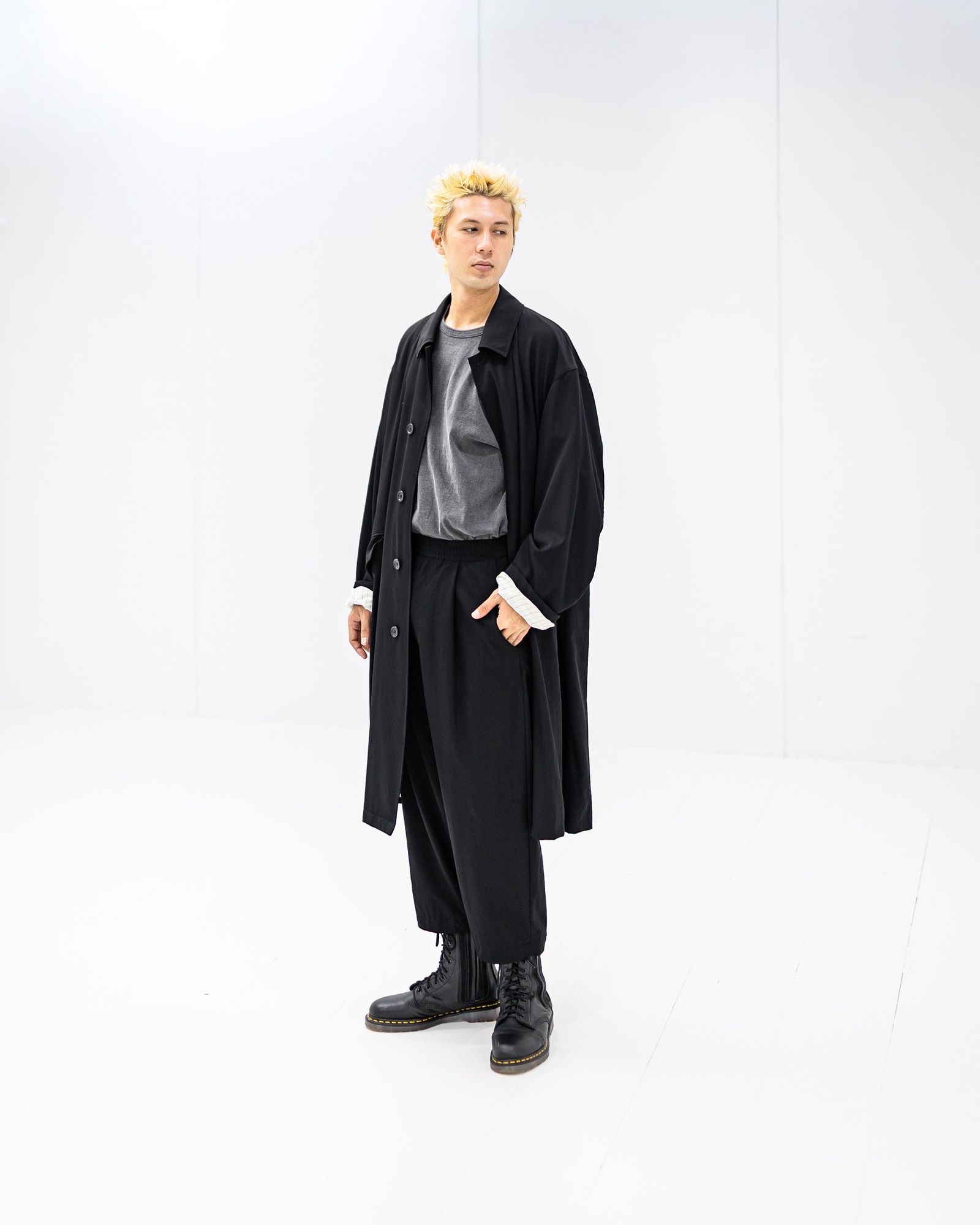 Graphpaper Fulled Wool Gabardine Oversized Ball Collar Coat 9月13日(土)新作発売！