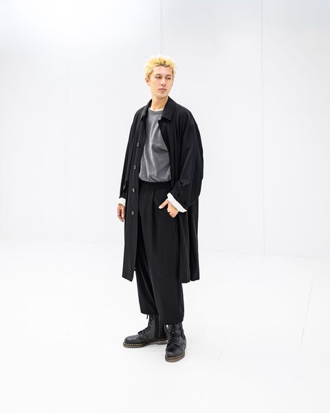 Graphpaper Fulled Wool Gabardine Oversized Ball Collar Coat 9月13日(土)新作発売！