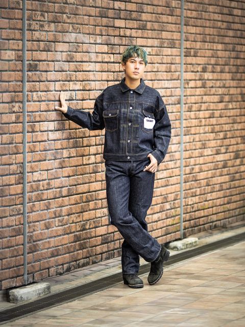 SAINT Mxxxxxx BBJ_DENIM JACKET REGID 2nd MARKスタイル