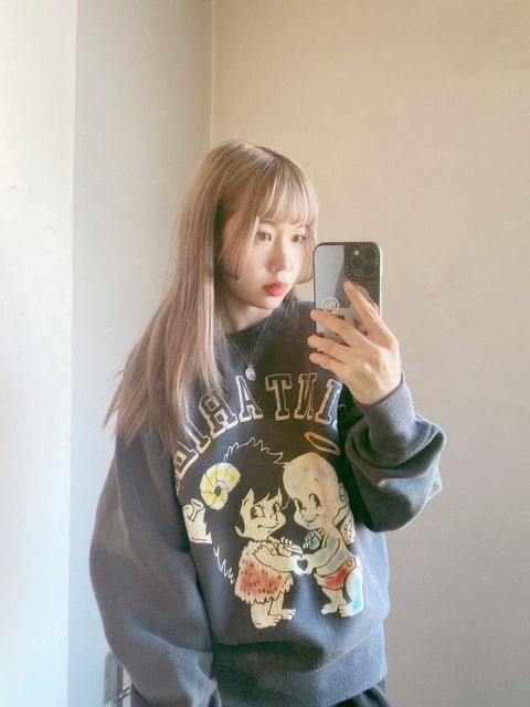 ©SAINT M××××××23AW CREW NECK SWEAT_SAINT ARIES"BLACK"スタイル