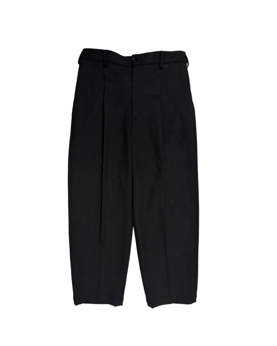 グラフペーパー 25AW SIDOGRAS Melange Ponte Wide Tapered Slacks(GM254-40051)BLACK☆11月29日(土)発売！